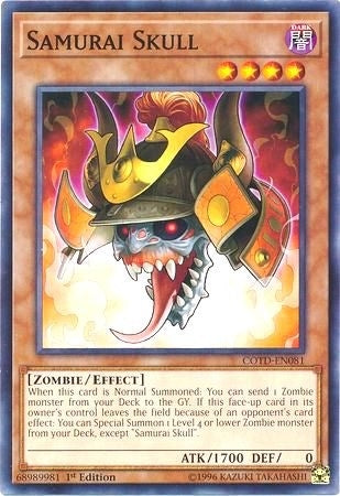 Image for Samurai Skull (Code of the Duelist) (COTD-EN081) - YuGiOh