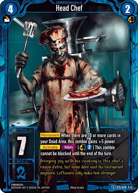 Image for Head Chef (Zombie World Order TCG - Set 1) (26) - Zombie World Order TCG