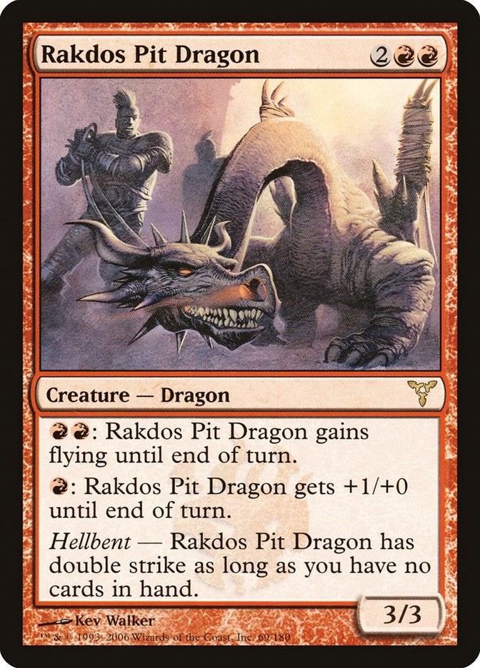 Image for Rakdos Pit Dragon (Dissension) (69) - Magic: The Gathering