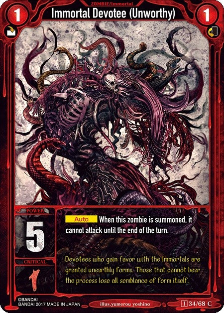 Image for Immortal Devotee (Unworthy) (Zombie World Order TCG - Set 1) (34) - Zombie World Order TCG