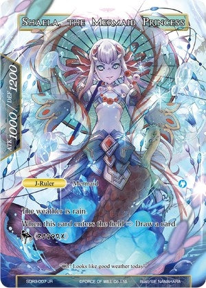 Image for Shaela // Shaela, the Mermaid Princess (Reiya Cluster Starter Deck) (SDR3-007) - Force of Will