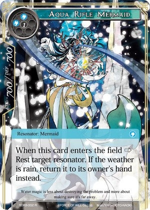 Image for Aqua Rifle Mermaid (Reiya Cluster Starter Deck) (SDR3-002) - Force of Will