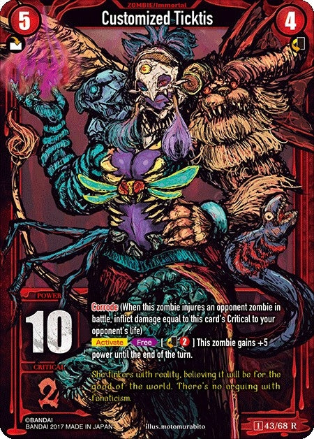 Image for Customized Ticktis (Foil) (Zombie World Order TCG - Set 1) (43) - Zombie World Order TCG