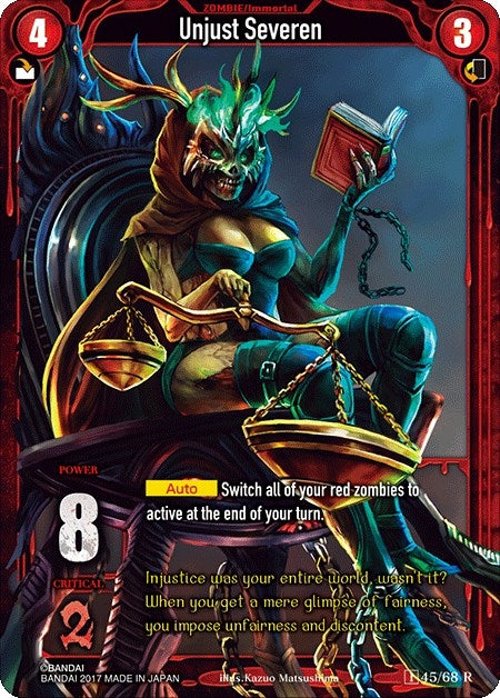 Image for Unjust Severen (Foil) (Zombie World Order TCG - Set 1) (45) - Zombie World Order TCG