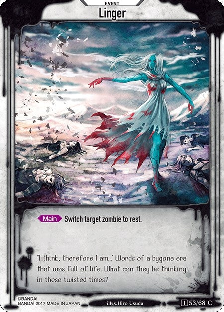 Image for Linger (Zombie World Order TCG - Set 1) (53) - Zombie World Order TCG