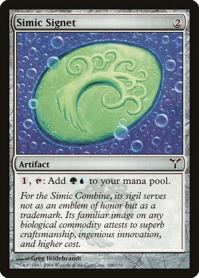 Image for Simic Signet (Dissension) (166) - Magic: The Gathering