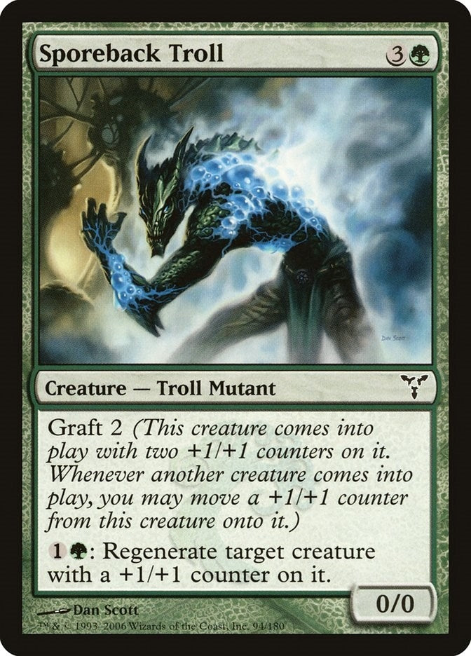 Image for Sporeback Troll (Dissension) (94) - Magic: The Gathering