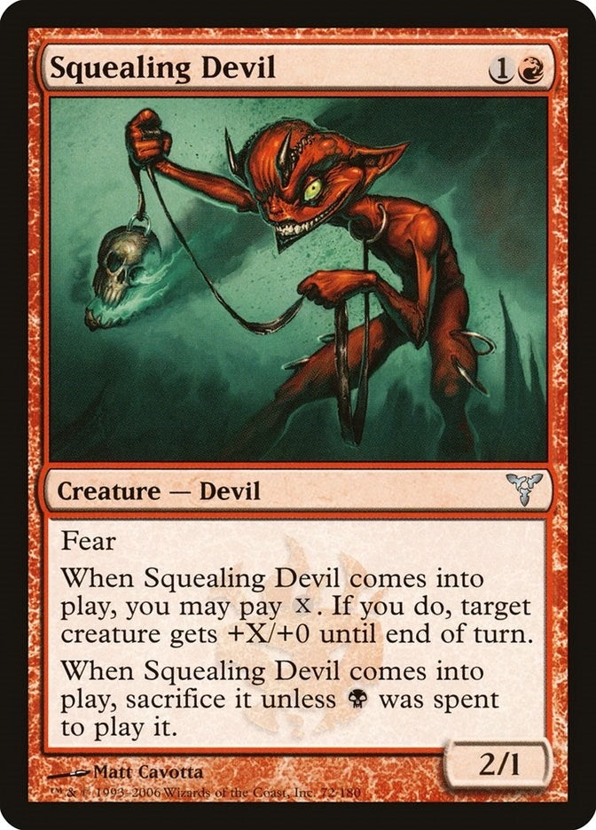 Image for Squealing Devil (Dissension) (72) - Magic: The Gathering