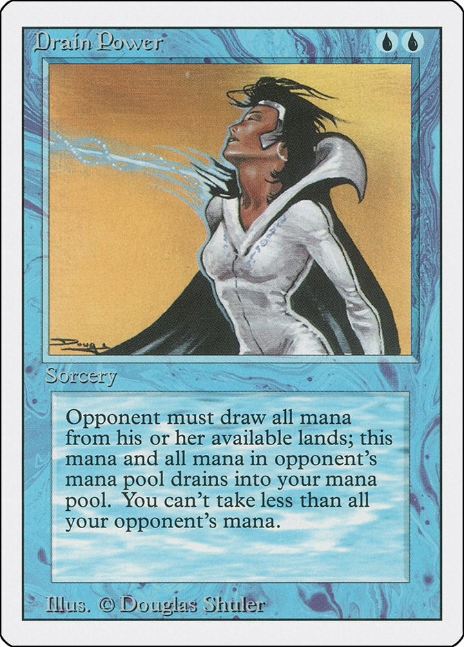 Image for Drain Power (Revised Edition) - Magic: The Gathering