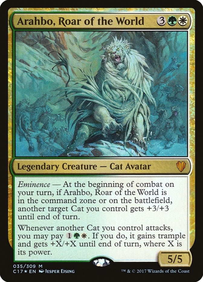 Image for Arahbo, Roar of the World (Commander 2017) (35) - Magic: The Gathering