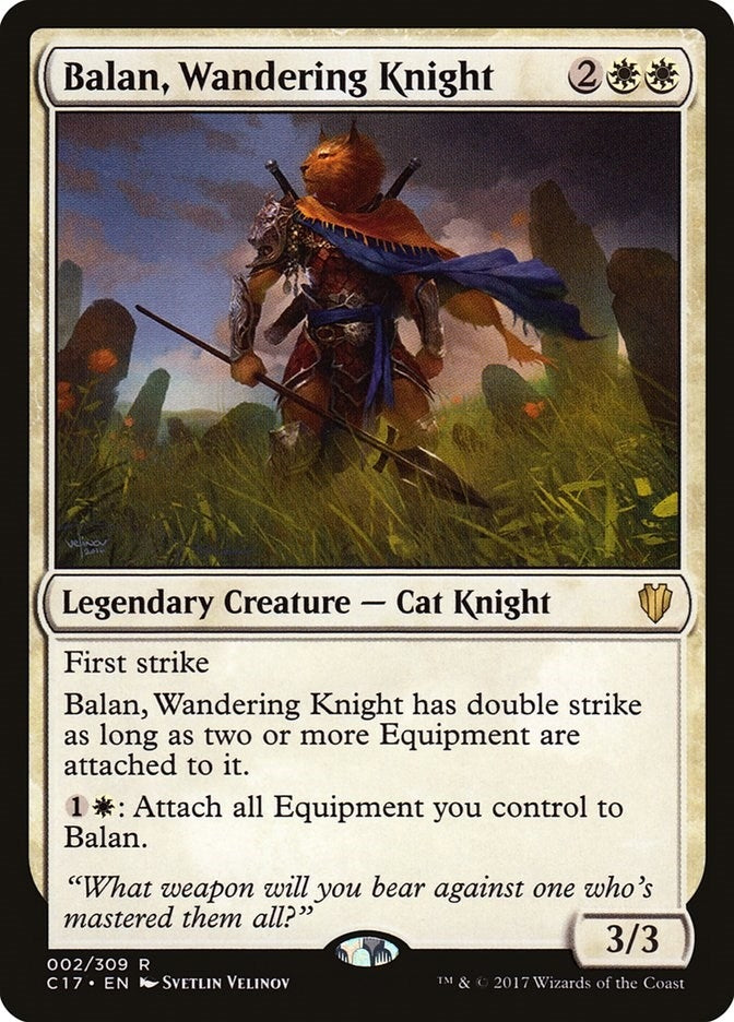 Image for Balan, Wandering Knight (Commander 2017) (2) - Magic: The Gathering