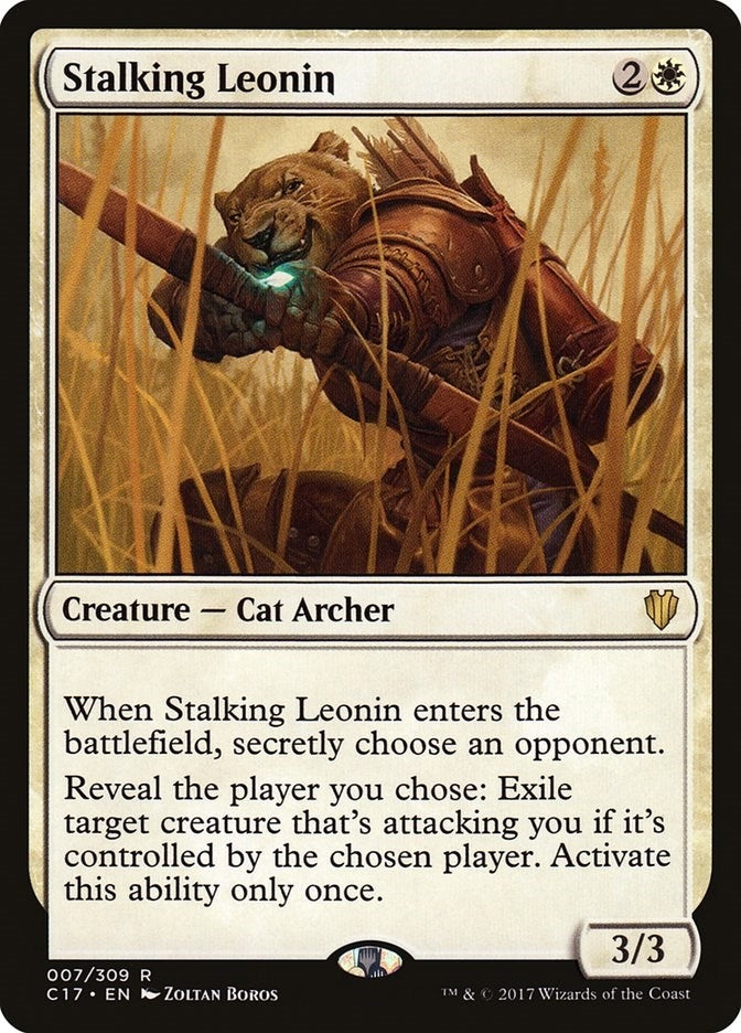 Image for Stalking Leonin (Commander 2017) (7) - Magic: The Gathering
