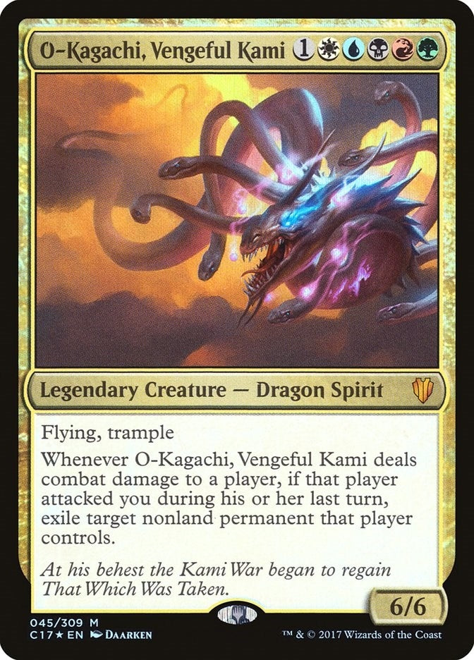 Image for O-Kagachi, Vengeful Kami (Commander 2017) (45) - Magic: The Gathering