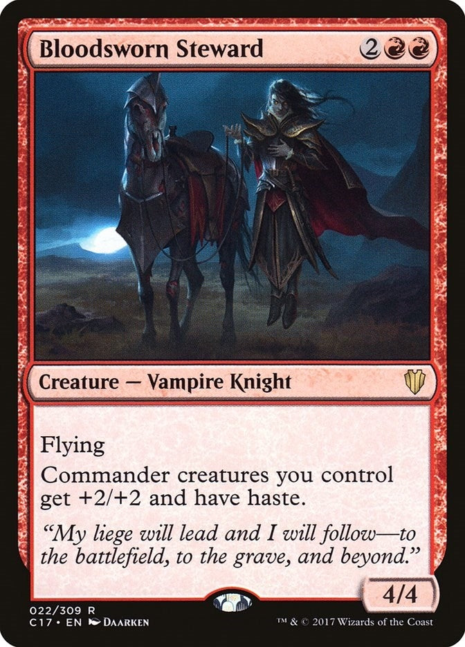 Image for Bloodsworn Steward (Commander 2017) (22) - Magic: The Gathering