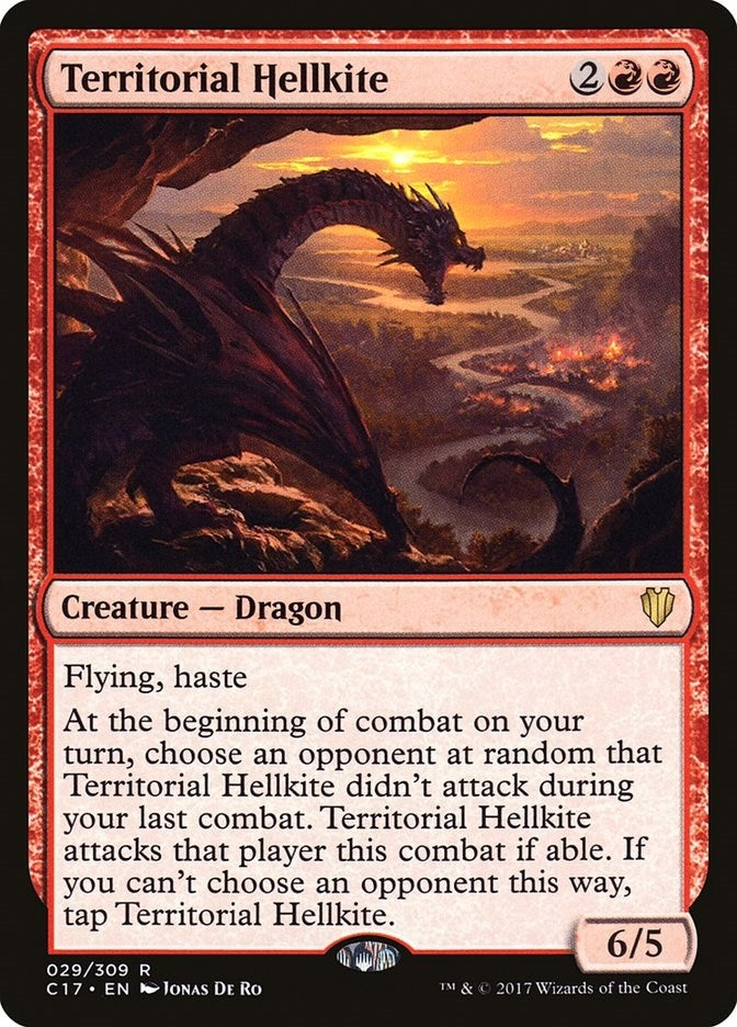 Image for Territorial Hellkite (Commander 2017) (29) - Magic: The Gathering