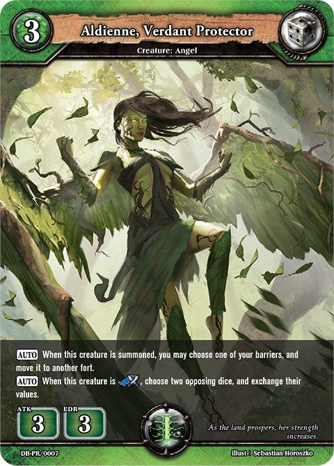 Image for Aldienne, Verdant Protector (PR Cards) (DB-PR/0007) - Dragoborne