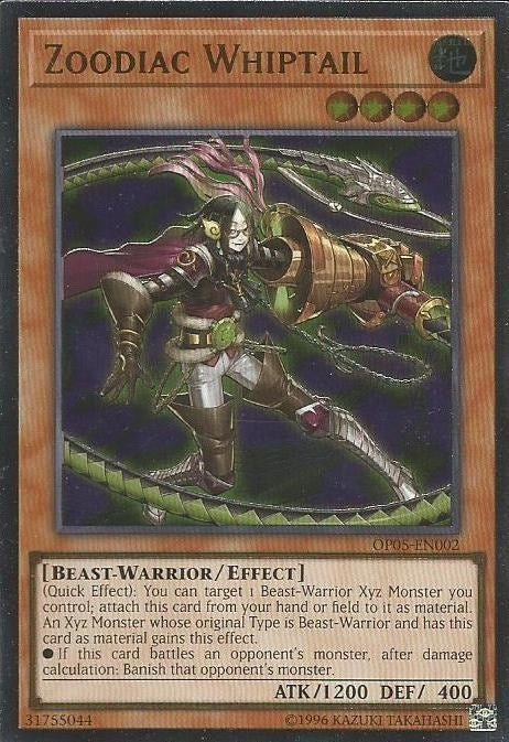 Image for Zoodiac Whiptail (UTR) (OTS Tournament Pack 5) (OP05-EN002) - YuGiOh