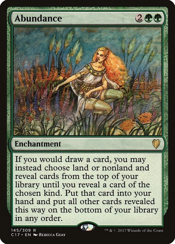 Image for Abundance (Commander 2017) (145) - Magic: The Gathering