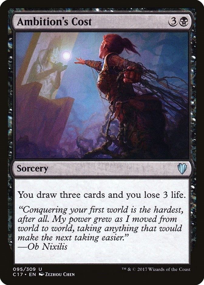 Image for Ambition's Cost (Commander 2017) (95) - Magic: The Gathering