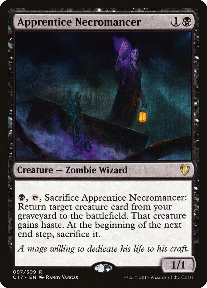Image for Apprentice Necromancer (Commander 2017) (97) - Magic: The Gathering