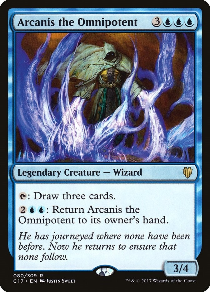 Image for Arcanis the Omnipotent (Commander 2017) (80) - Magic: The Gathering
