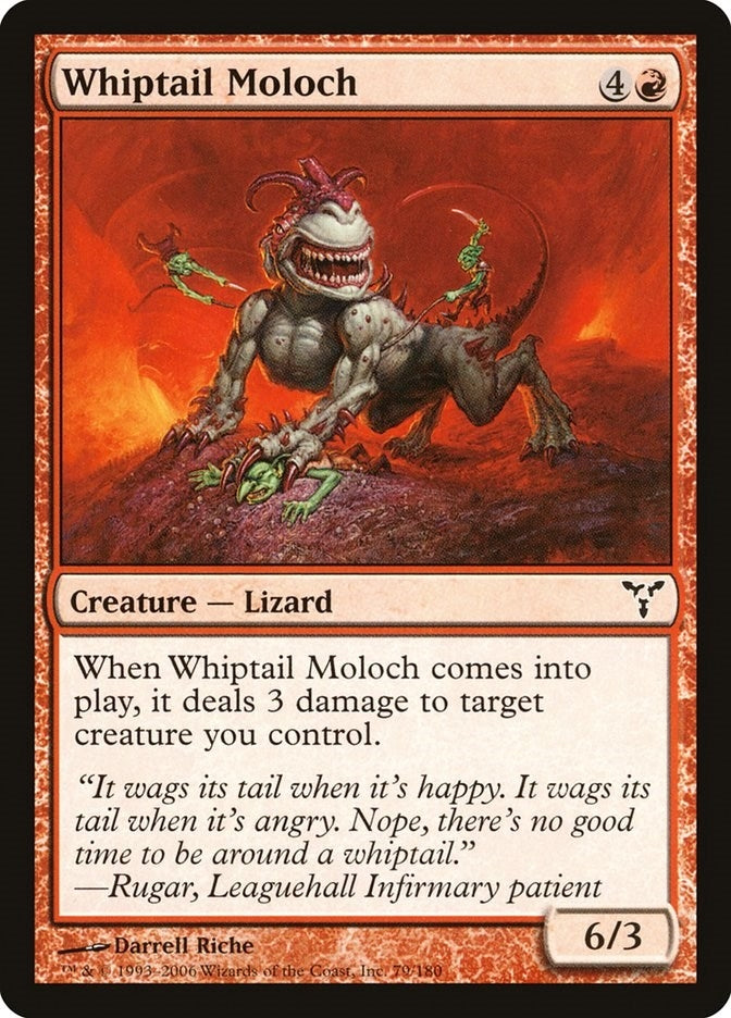 Image for Whiptail Moloch (Dissension) (79) - Magic: The Gathering