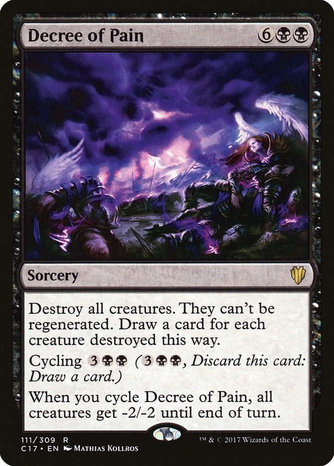 Image for Decree of Pain (Commander 2017) (111) - Magic: The Gathering