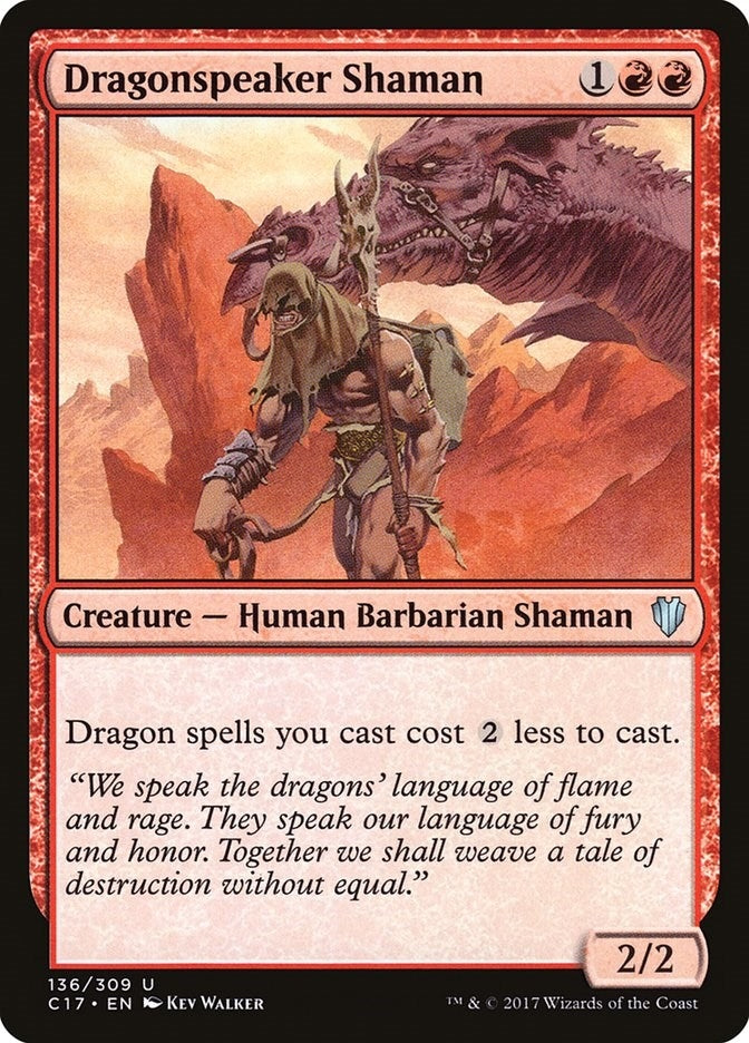 Image for Dragonspeaker Shaman (Commander 2017) (136) - Magic: The Gathering