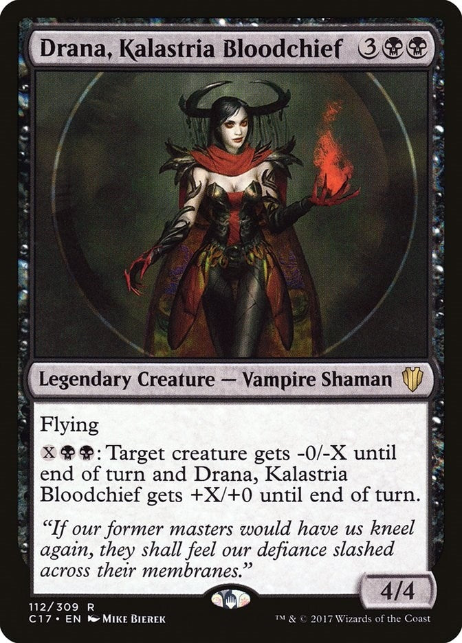 Image for Drana, Kalastria Bloodchief (Commander 2017) (112) - Magic: The Gathering