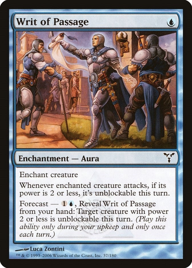 Image for Writ of Passage (Dissension) (37) - Magic: The Gathering