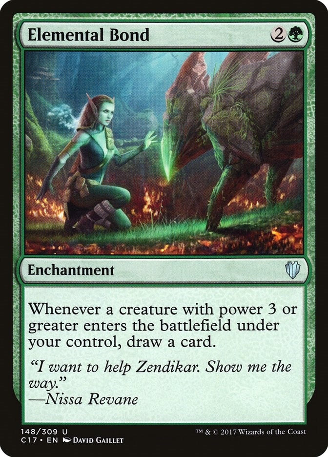 Image for Elemental Bond (Commander 2017) (148) - Magic: The Gathering