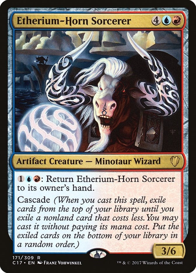 Image for Etherium-Horn Sorcerer (Commander 2017) (171) - Magic: The Gathering