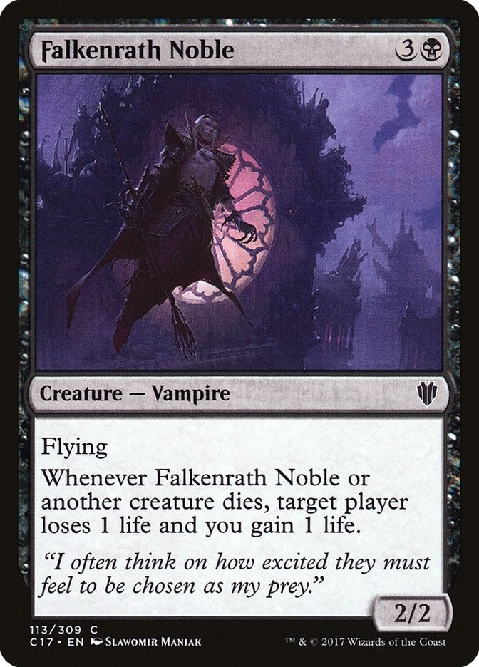Image for Falkenrath Noble (Commander 2017) (113) - Magic: The Gathering