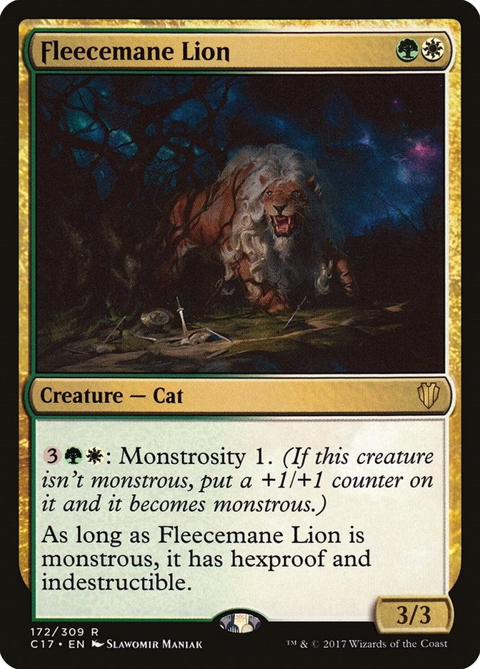 Image for Fleecemane Lion (Commander 2017) (172) - Magic: The Gathering