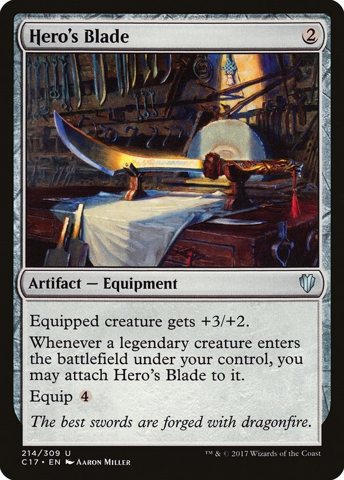 Image for Hero's Blade (Commander 2017) (214) - Magic: The Gathering