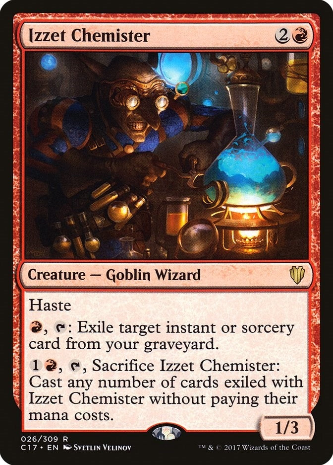 Image for Izzet Chemister (Commander 2017) (26) - Magic: The Gathering
