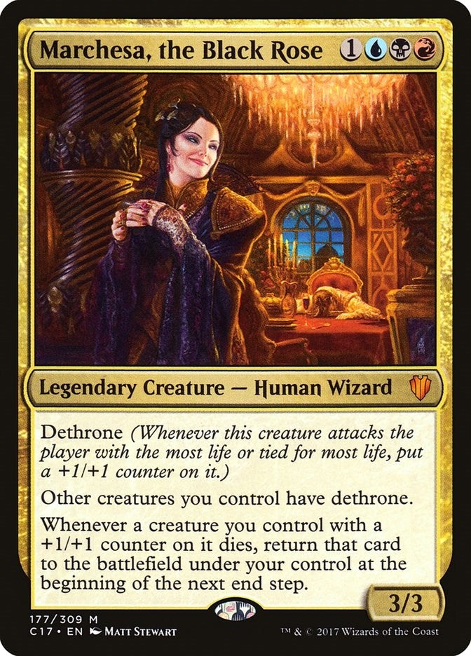 Image for Marchesa, the Black Rose (Commander 2017) (177) - Magic: The Gathering