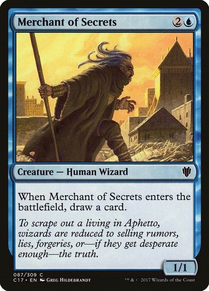 Image for Merchant of Secrets (Commander 2017) (87) - Magic: The Gathering