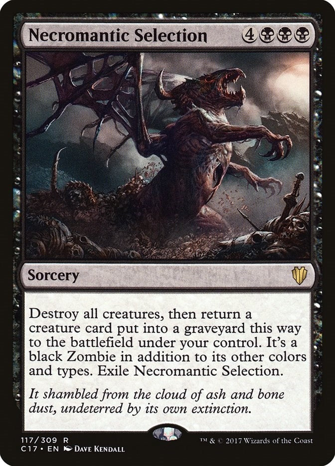 Image for Necromantic Selection (Commander 2017) (117) - Magic: The Gathering