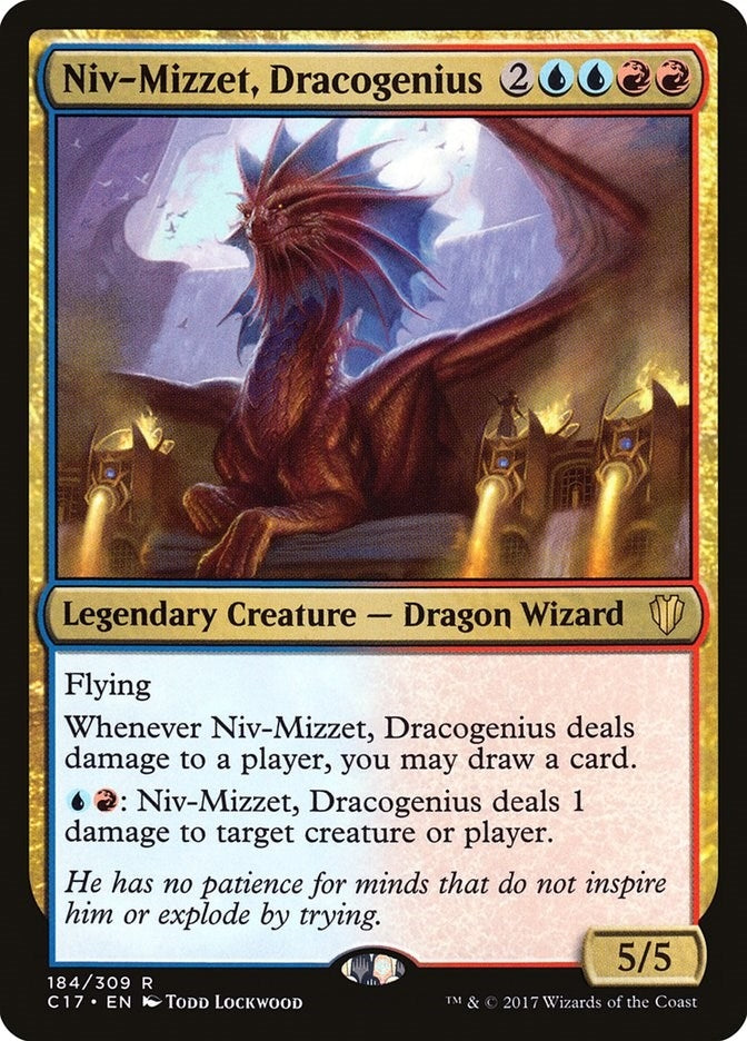 Image for Niv-Mizzet, Dracogenius (Commander 2017) (184) - Magic: The Gathering