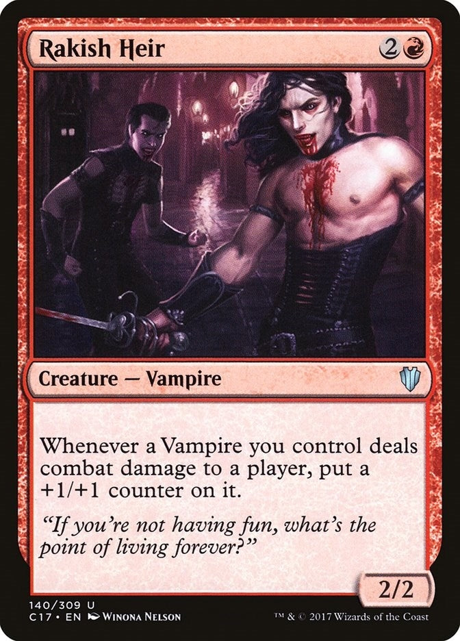 Image for Rakish Heir (Commander 2017) (140) - Magic: The Gathering