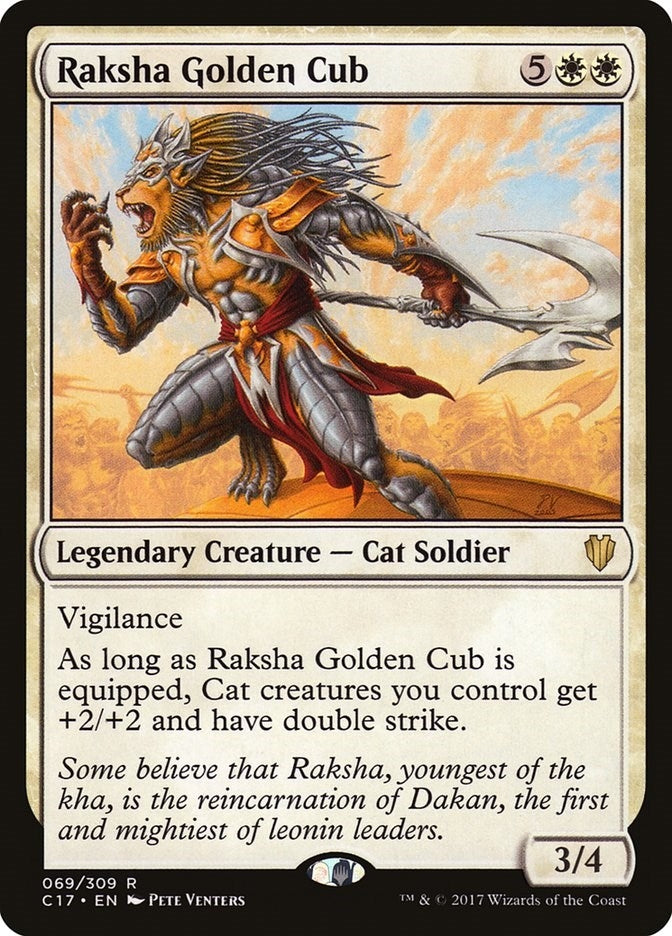 Image for Raksha Golden Cub (Commander 2017) (69) - Magic: The Gathering