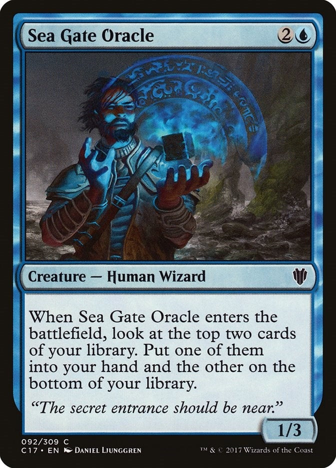 Image for Sea Gate Oracle (Commander 2017) (92) - Magic: The Gathering