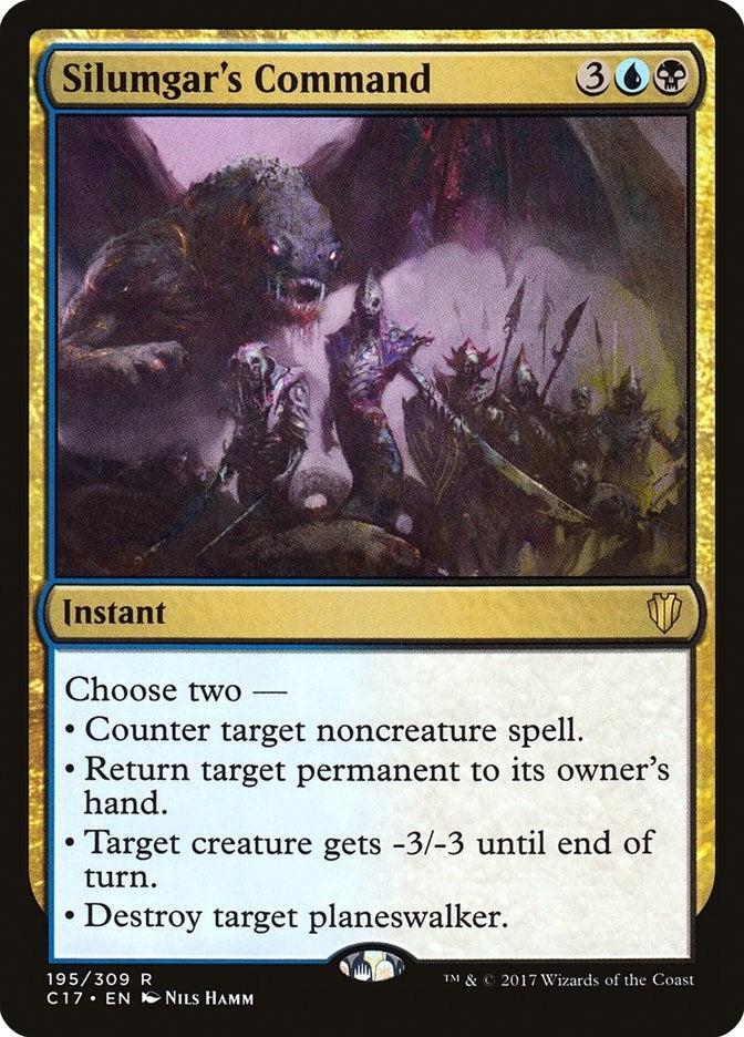 Image for Silumgar's Command (Commander 2017) (195) - Magic: The Gathering