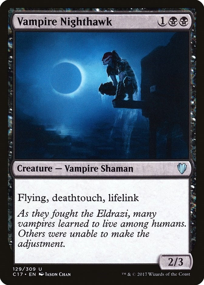 Image for Vampire Nighthawk (Commander 2017) (129) - Magic: The Gathering