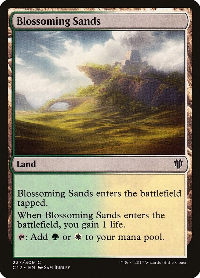 Image for Blossoming Sands (Commander 2017) (237) - Magic: The Gathering