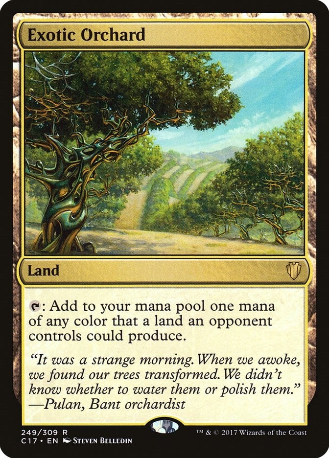 Image for Exotic Orchard (Commander 2017) (249) - Magic: The Gathering