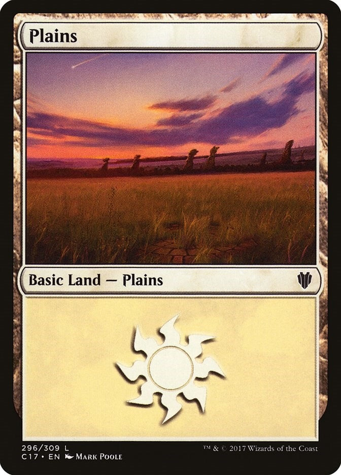 Image for Plains (296) (Commander 2017) (296) - Magic: The Gathering