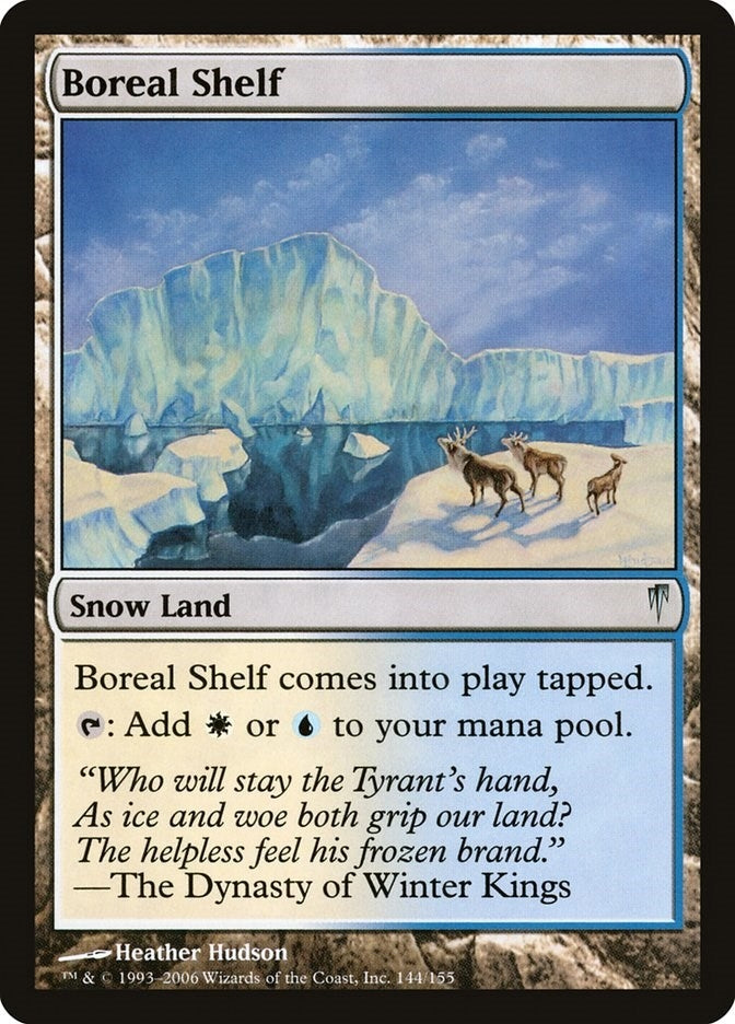 Image for Boreal Shelf (Coldsnap) (144) - Magic: The Gathering