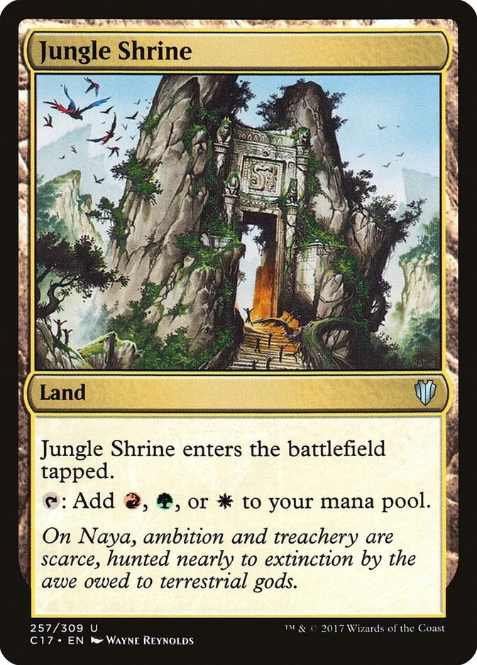Image for Jungle Shrine (Commander 2017) (257) - Magic: The Gathering